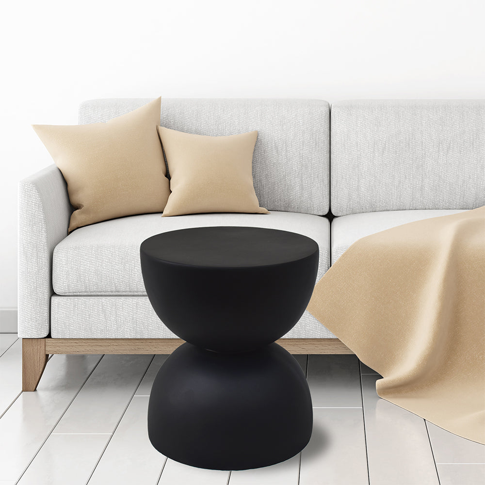 Eeeza Unique Hourglass Design Side Table