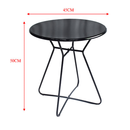 Eeeza Outdoor Iron Frame Round Table