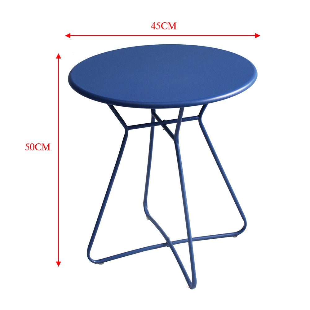 Eeeza Outdoor Iron Frame Round Table