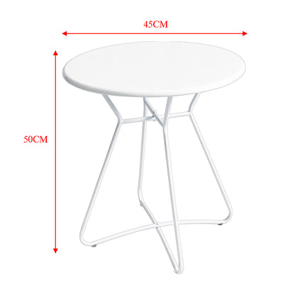 Eeeza Outdoor Iron Frame Round Table