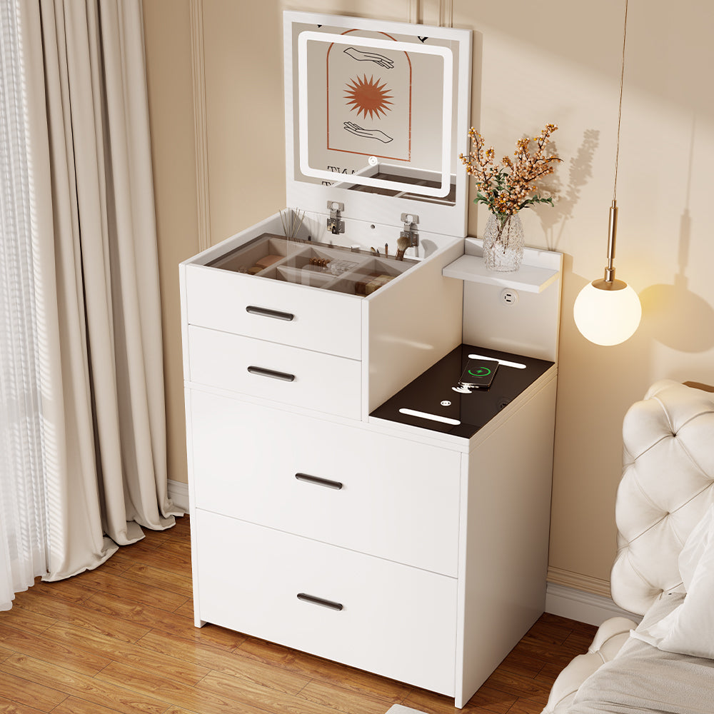 Eeeza Modern Minimalist Multifunctional Dressing Table