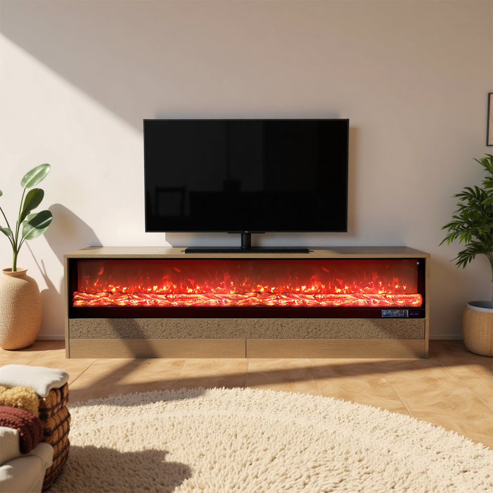 Eeeza Simulated Flame Electric Fireplace Decoration