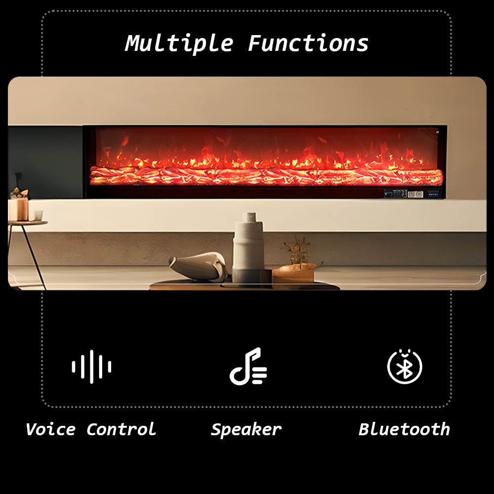 Eeeza Simulated Flame Electric Fireplace Decoration