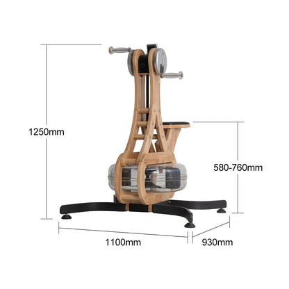 Eeeza Solid Oak Wood Removable Seat Water Grinder Train Equipment Machine - Wood