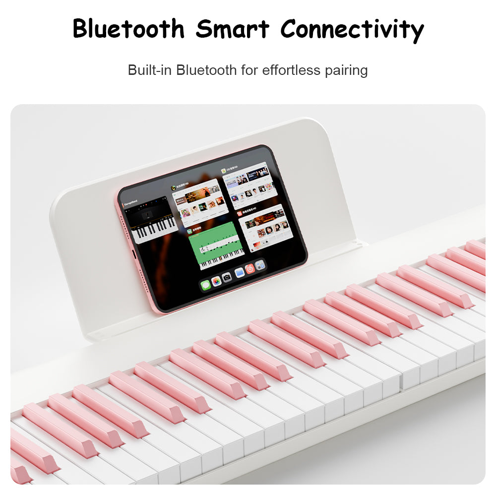 Betsy Magnetically Detachable Portable 88 Key Full Size Weighted Digital Piano With Stand