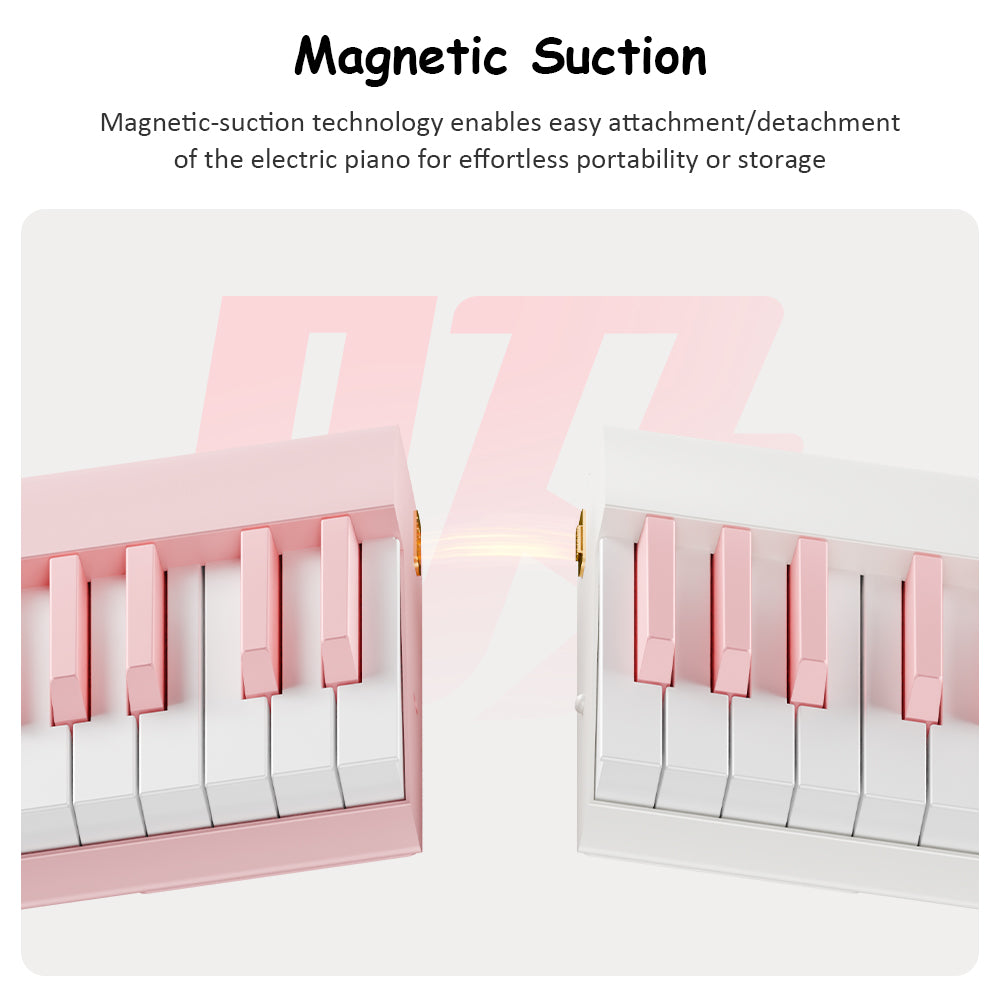 Betsy Magnetically Detachable Portable 88 Key Full Size Weighted Digital Piano With Stand