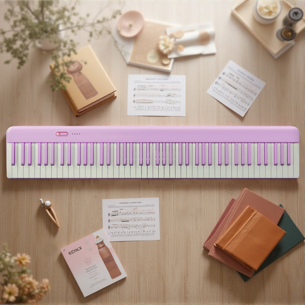 Betsy Magnetically Detachable Portable 88 Key Full Size Weighted Digital Piano With Stand