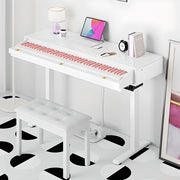 Betsy Smart Electric Height Adjustable 88 Key Full Size Weighted 2 in 1 Digital Piano With Bench