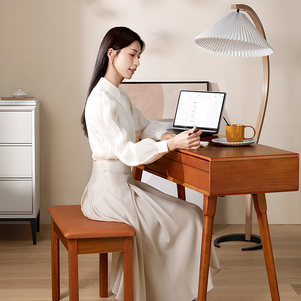 Betsy Solid Wood 88 Key Full Size Weighted 2 in 1 Digital Piano Dress Table With Bench