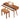 Betsy Solid Wood 88 Key Full Size Weighted 2 in 1 Digital Piano Dress Table With Bench