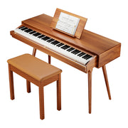 Betsy Solid Wood 88 Key Full Size Weighted 2 in 1 Digital Piano Dress Table With Bench
