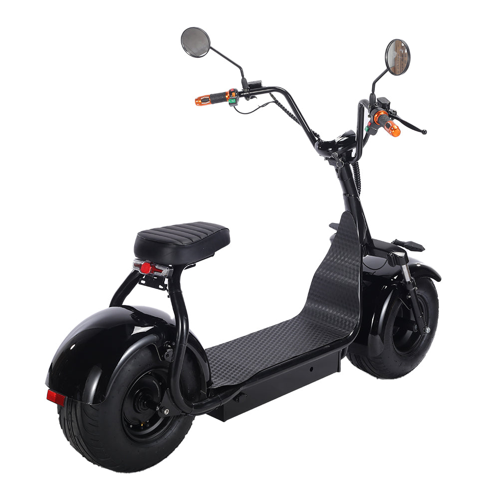 Eeeza Fat-Tire Electric Scooter – 1500W 60V 12Ah Motor, Hydraulic Brakes, Heavy-Duty Frame