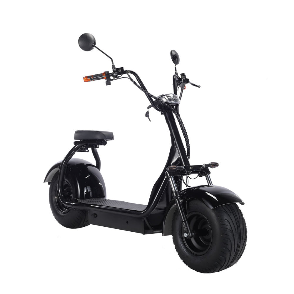 Eeeza Fat-Tire Electric Scooter – 1500W 60V 12Ah Motor, Hydraulic Brakes, Heavy-Duty Frame