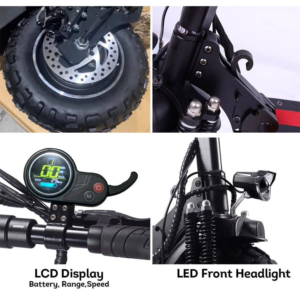 Eeeza All Terrain Dual Motor Electric Scooter 3600W Power