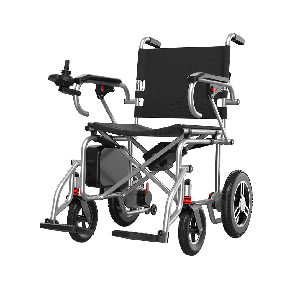 Eeeza Foldable Electric Wheelchair – Lightweight Aluminum Frame with 24V Battery Power