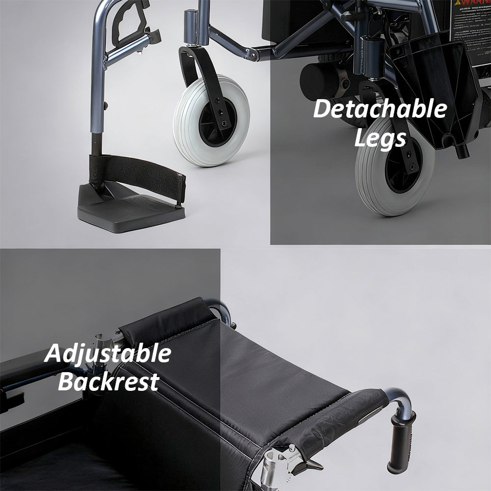 Eeeza Aluminum Alloy Foldable Electric Wheelchair