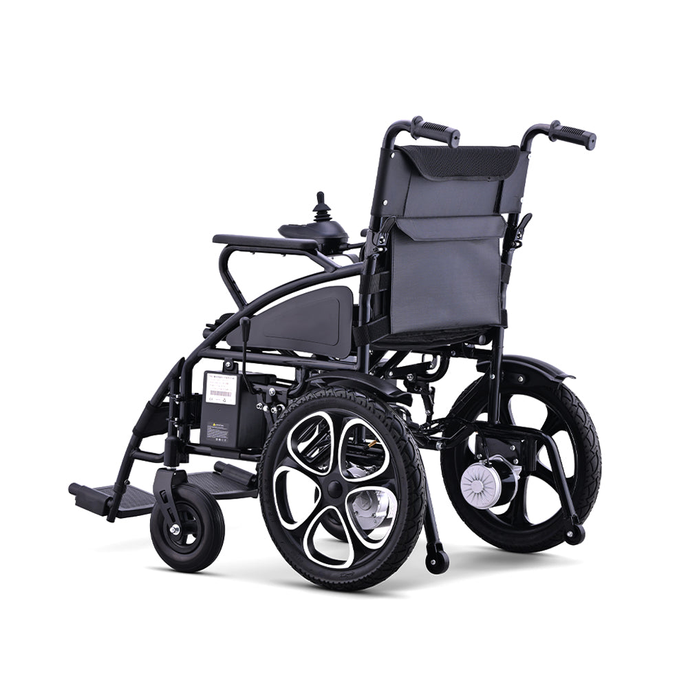 Eeeza Electric Lightweight Wheelchair – Dual Motor, Foldable, Lithium Battery Travel Companion