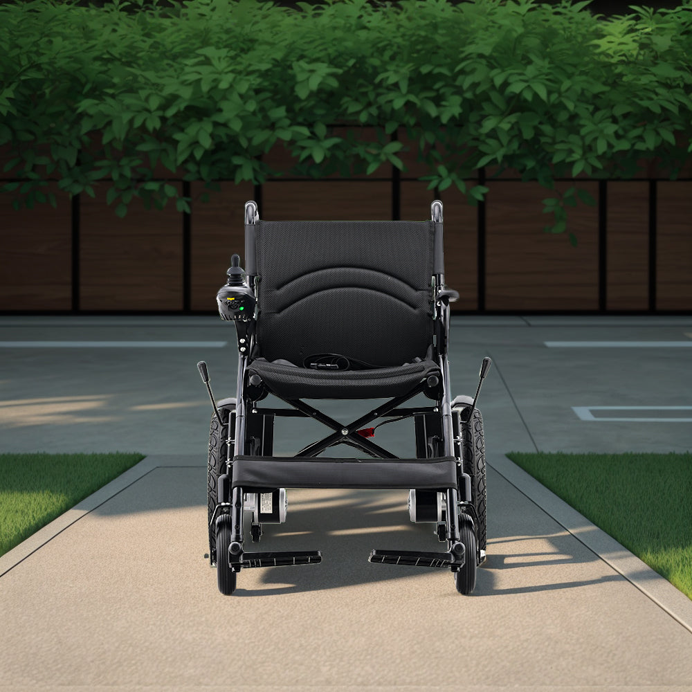 Eeeza Electric Lightweight Wheelchair – Dual Motor, Foldable, Lithium Battery Travel Companion