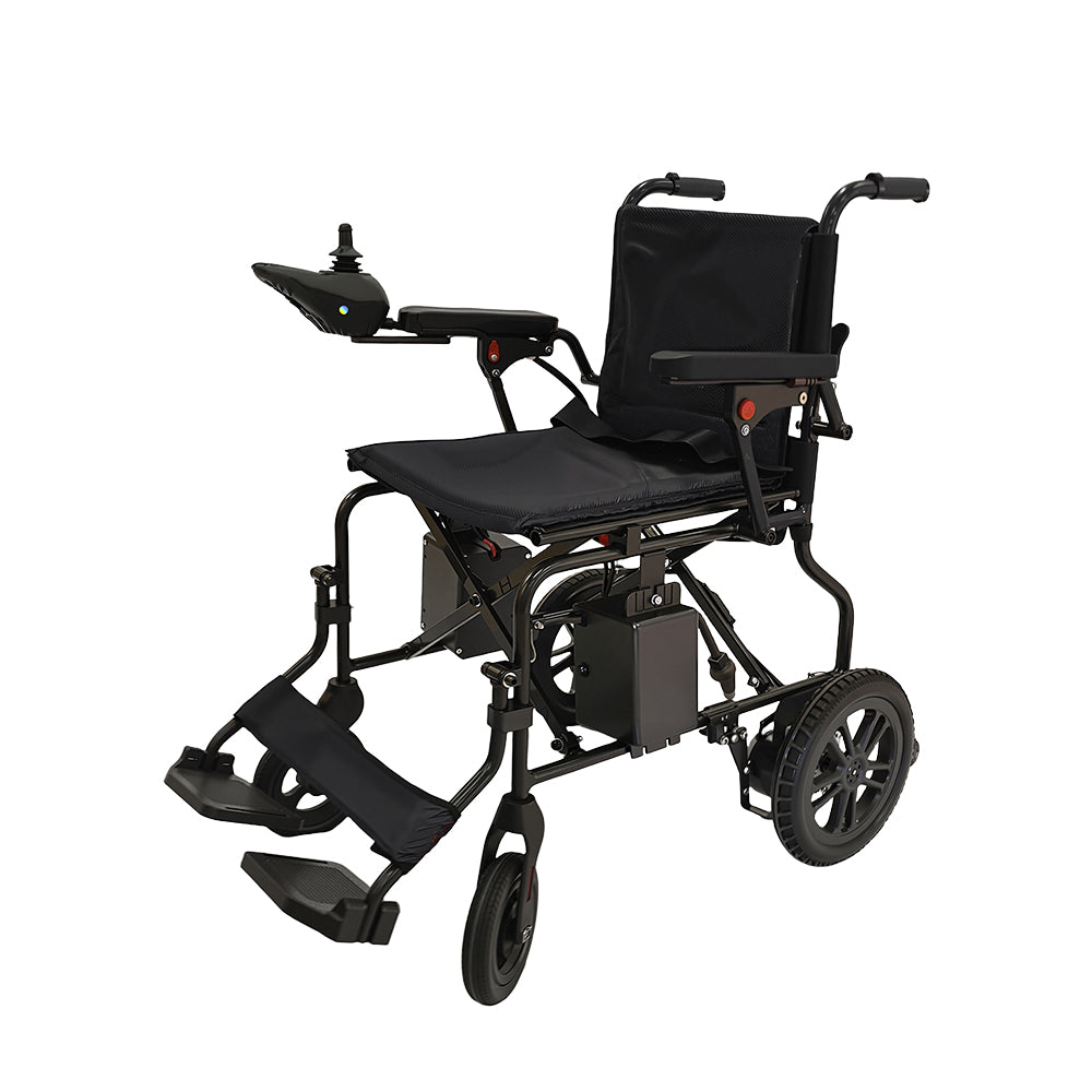 Eeeza Foldable Electric Wheelchair – Dual Motor Mobility with 10–15km Range, Compact & Travel-Ready