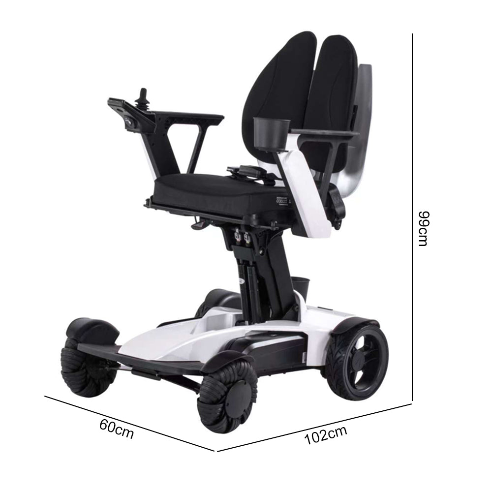 Eeeza High-Capacity Aluminum Alloy Electric Wheelchair