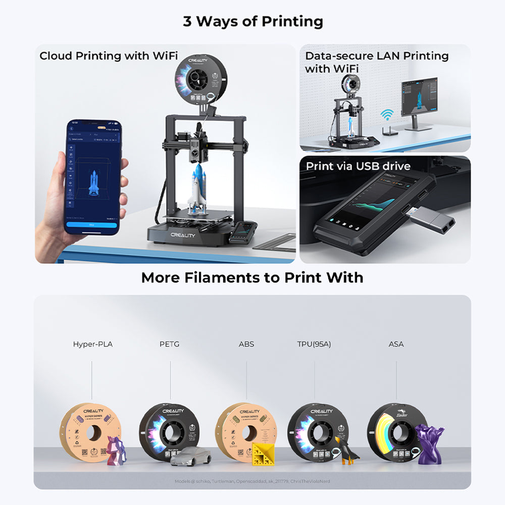 Creality Ender-3 V3 KE Smart And Fast 3D Printer For Beginners