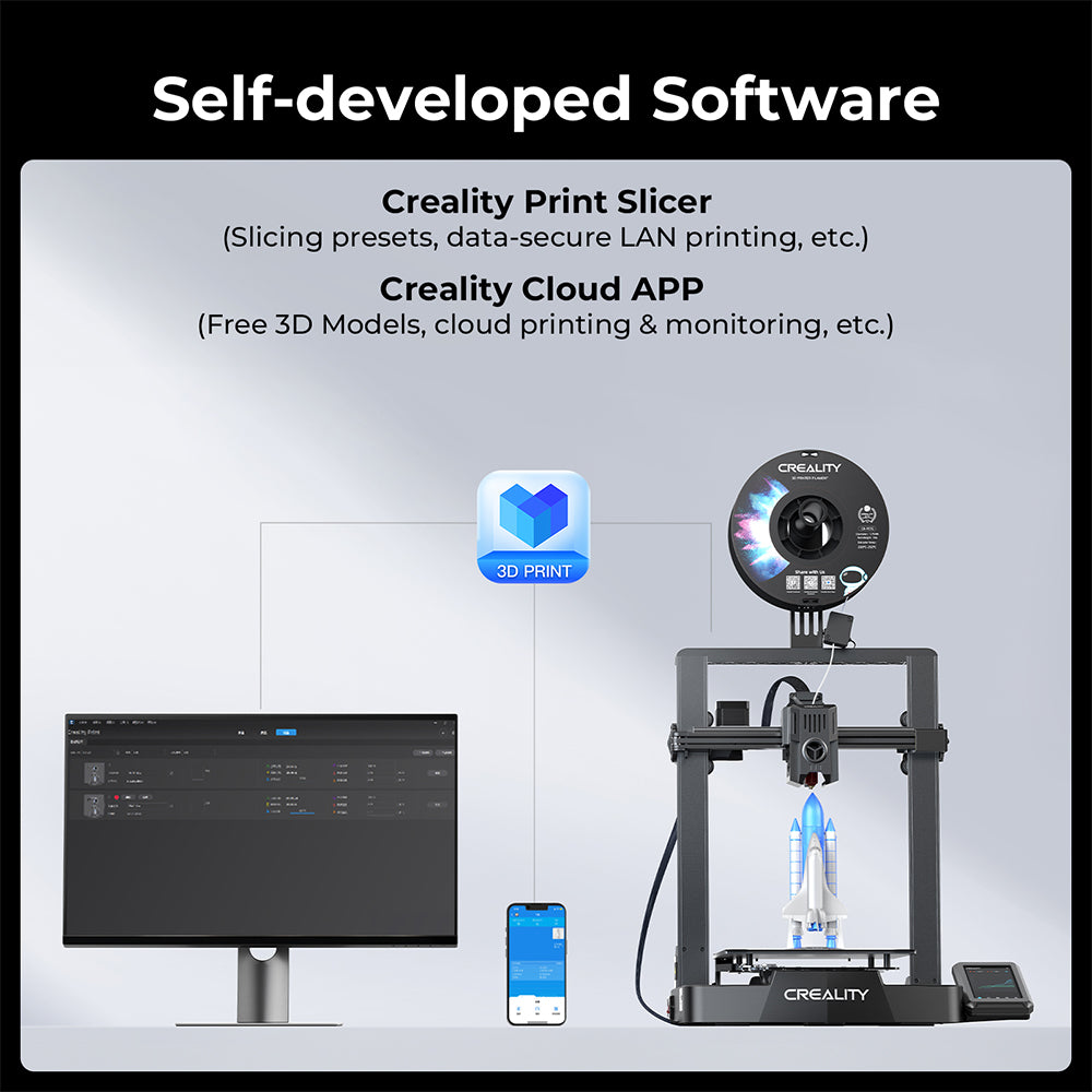 Creality Ender-3 V3 KE Smart And Fast 3D Printer For Beginners
