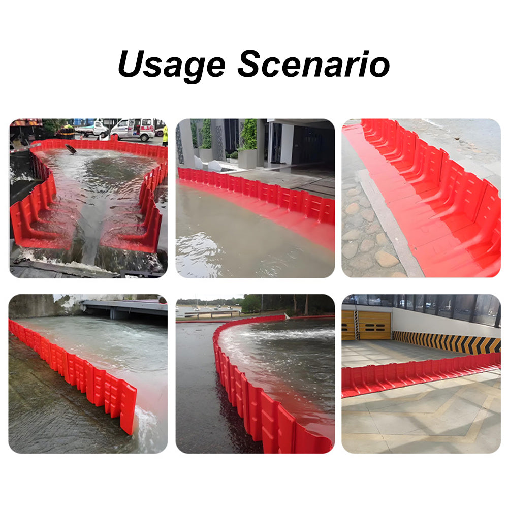 Eeeza One-Piece Molded, High-Strength Flood Barrier