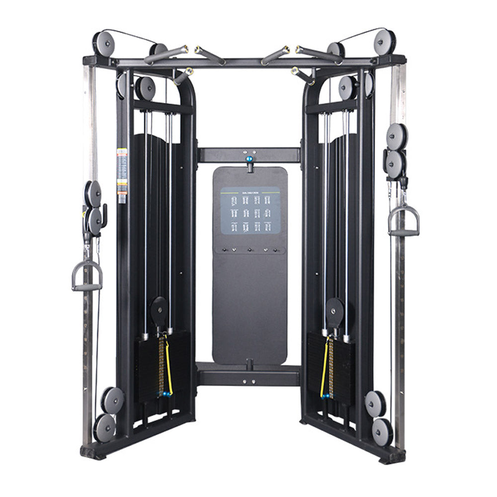 Eeeza Multi-function Medium Cable Crossover Machine Fitness Equipment - Black