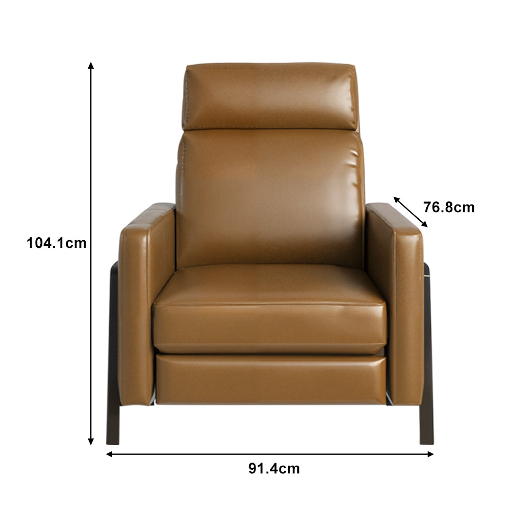 Brio Stylish Wood Frame Recliner