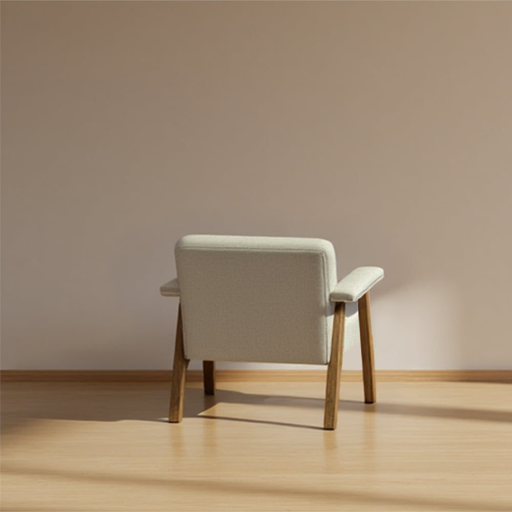 Brio Ergonomic Wood Frame Living Room Chair