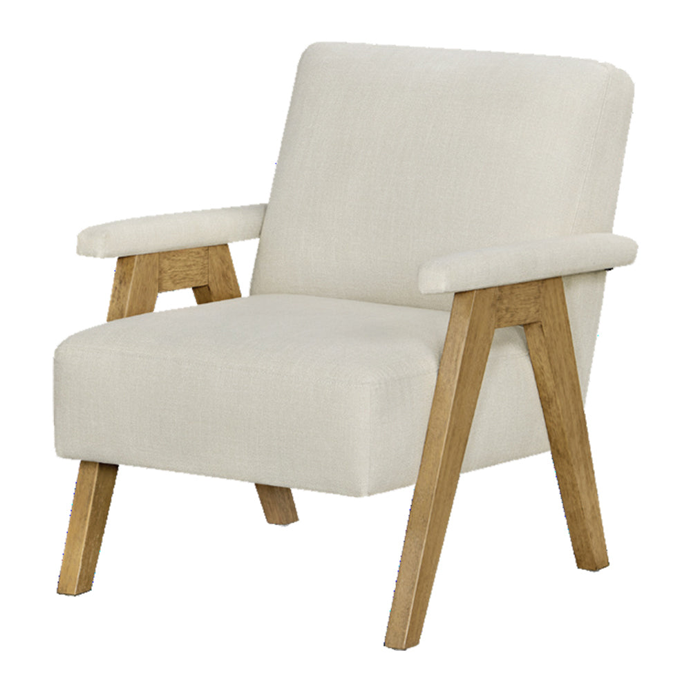 Brio Ergonomic Wood Frame Living Room Chair