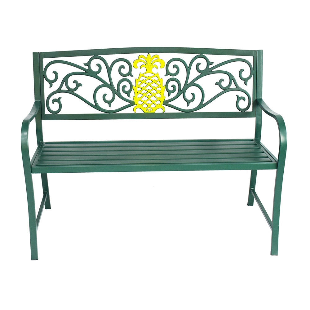 Eeeza Outdoor Iron Frame Bench