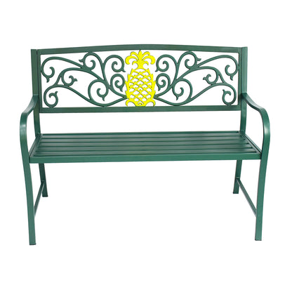 Eeeza Outdoor Iron Frame Bench