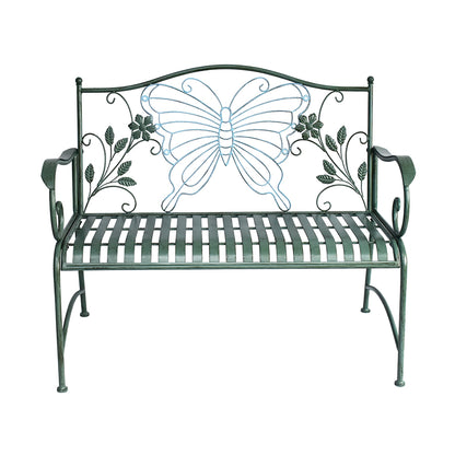 Eeeza Outdoor Iron Frame Bench