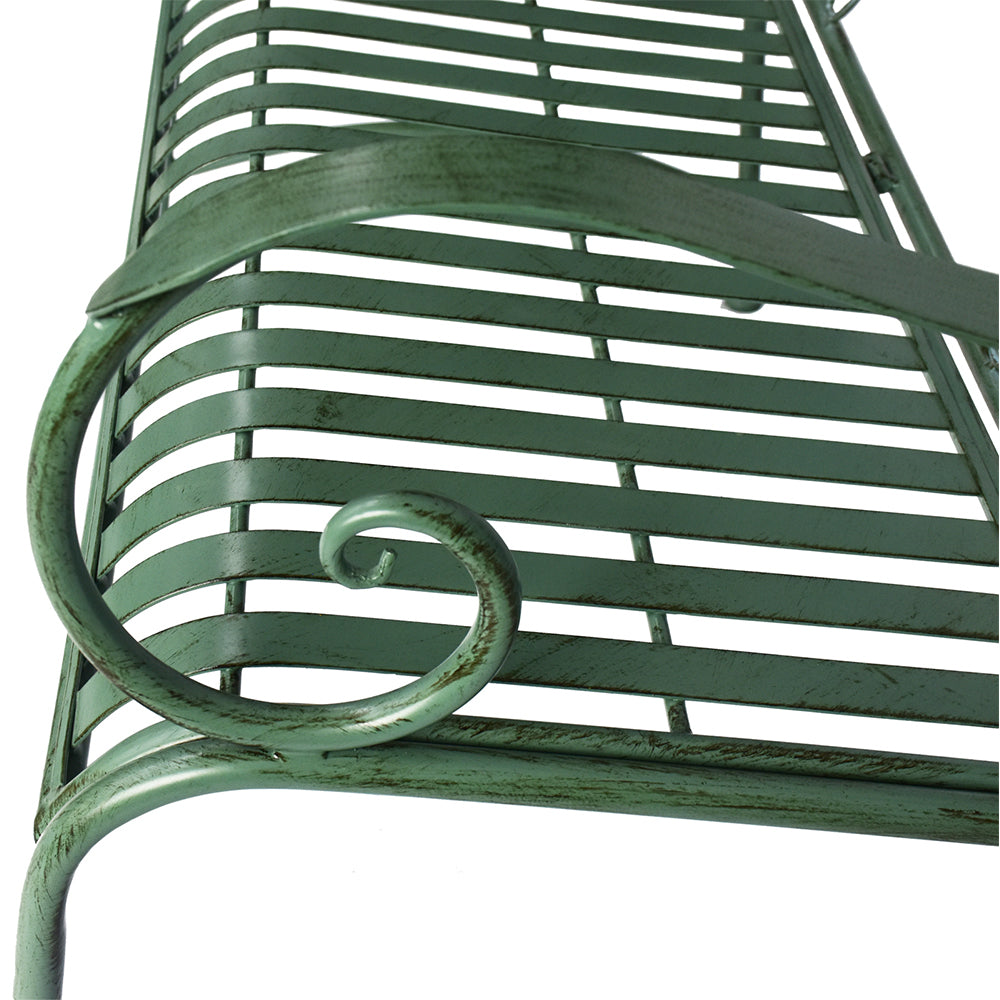 Eeeza Outdoor Iron Frame Bench