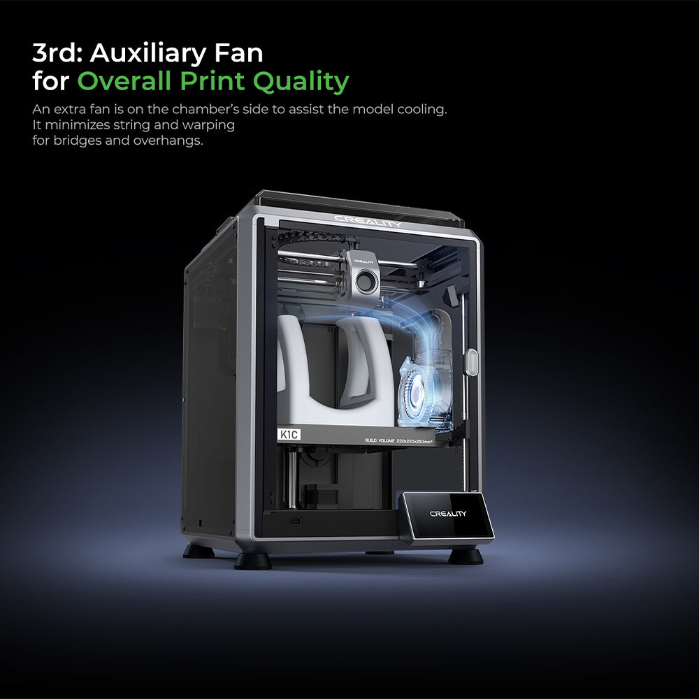 Creality K1C 3D Printer, Reliable Carbon Fiber Printing