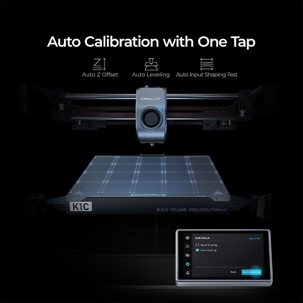 Creality K1C 3D Printer, Reliable Carbon Fiber Printing