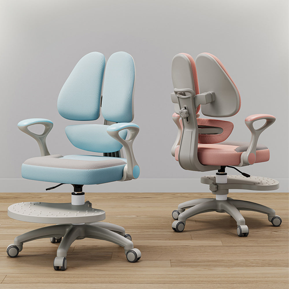Eeeza Kids Ergonomic Study Chair – Dual-Back Support, Adjustable Footrest, SGS Certified