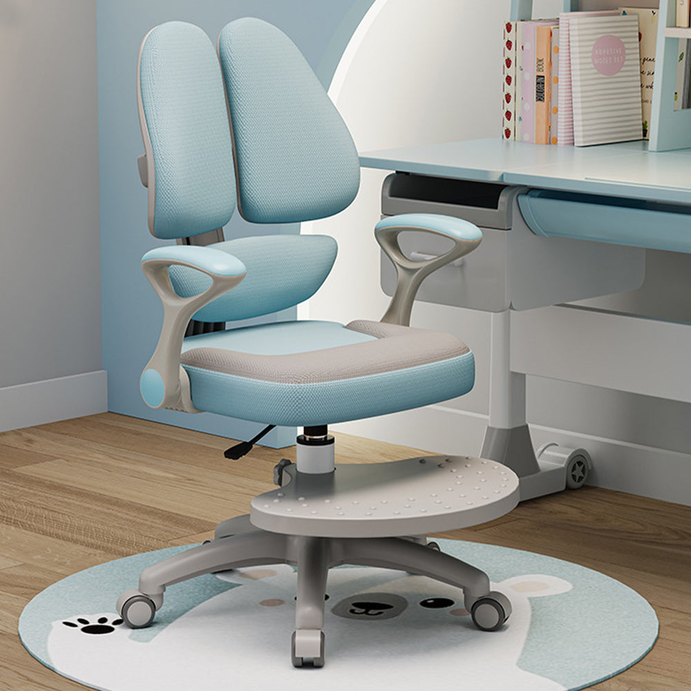 Eeeza Kids Ergonomic Study Chair – Dual-Back Support, Adjustable Footrest, SGS Certified