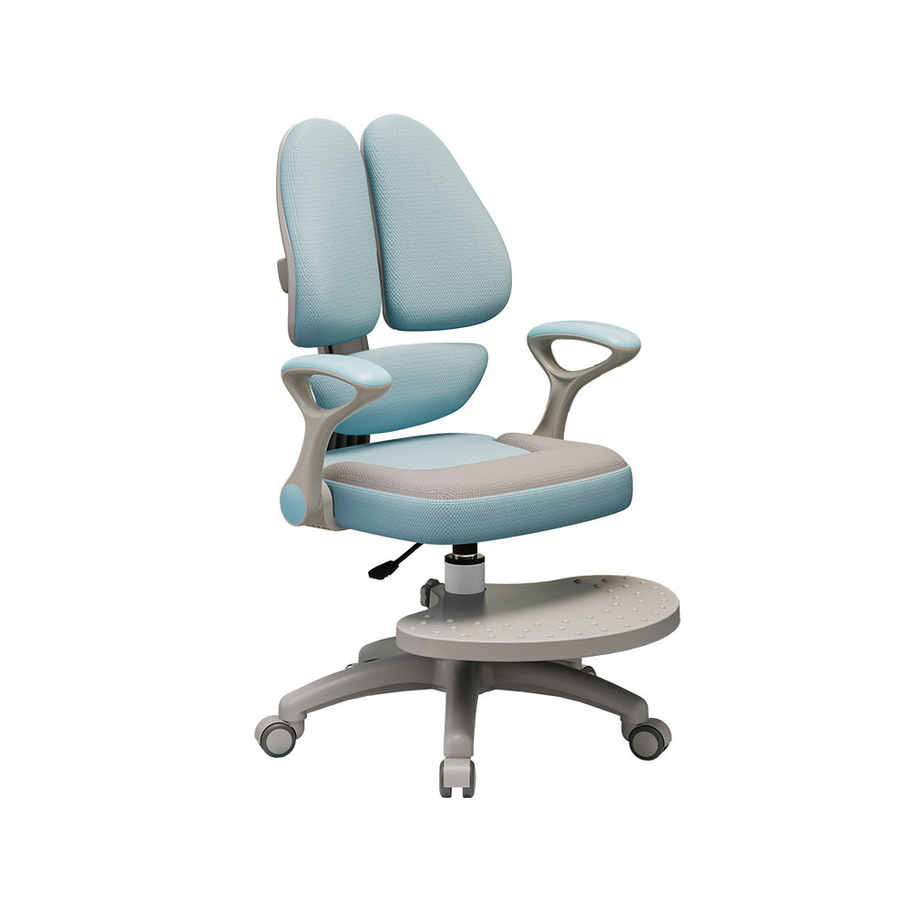 Eeeza Kids Ergonomic Study Chair – Dual-Back Support, Adjustable Footrest, SGS Certified