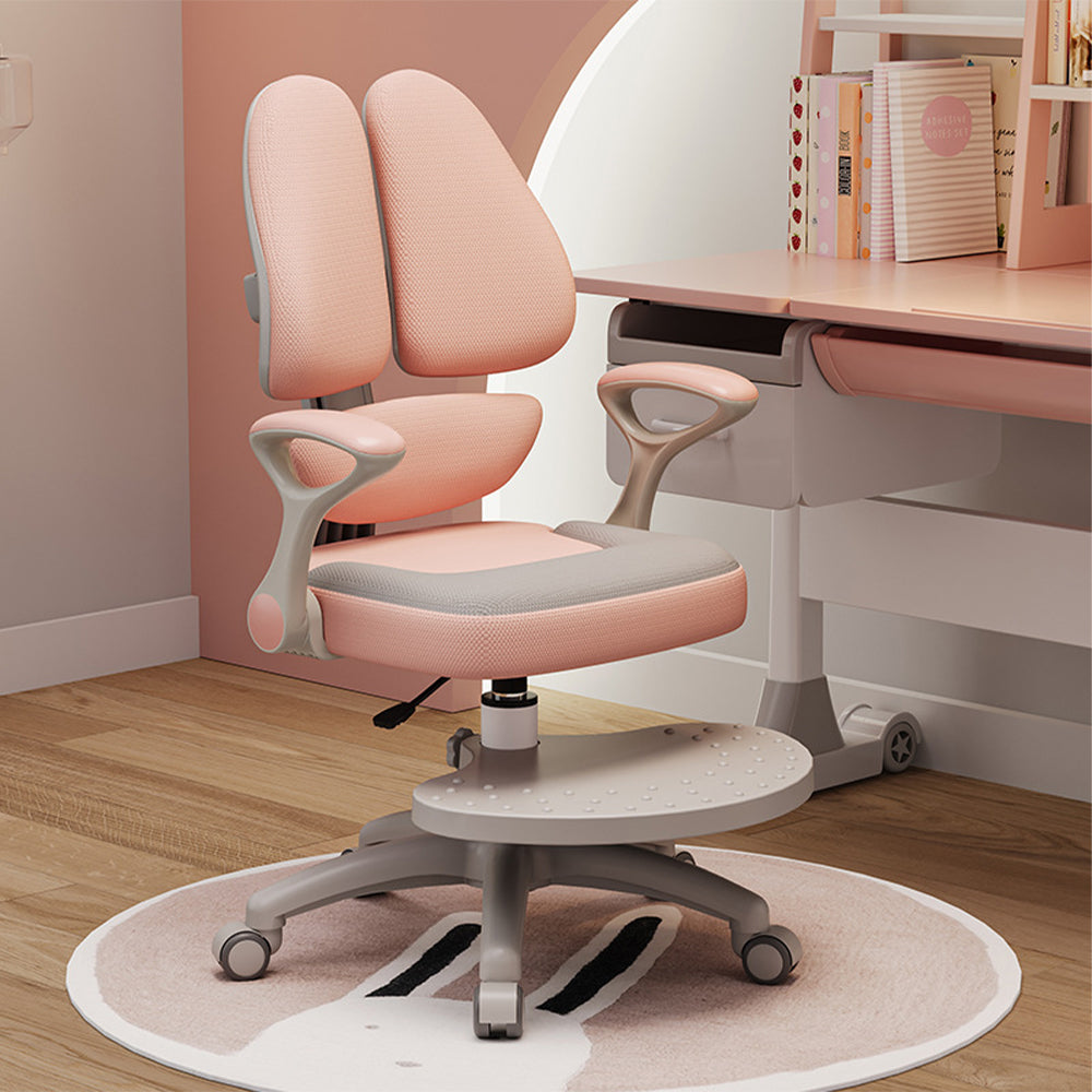 Eeeza Kids Ergonomic Study Chair – Dual-Back Support, Adjustable Footrest, SGS Certified