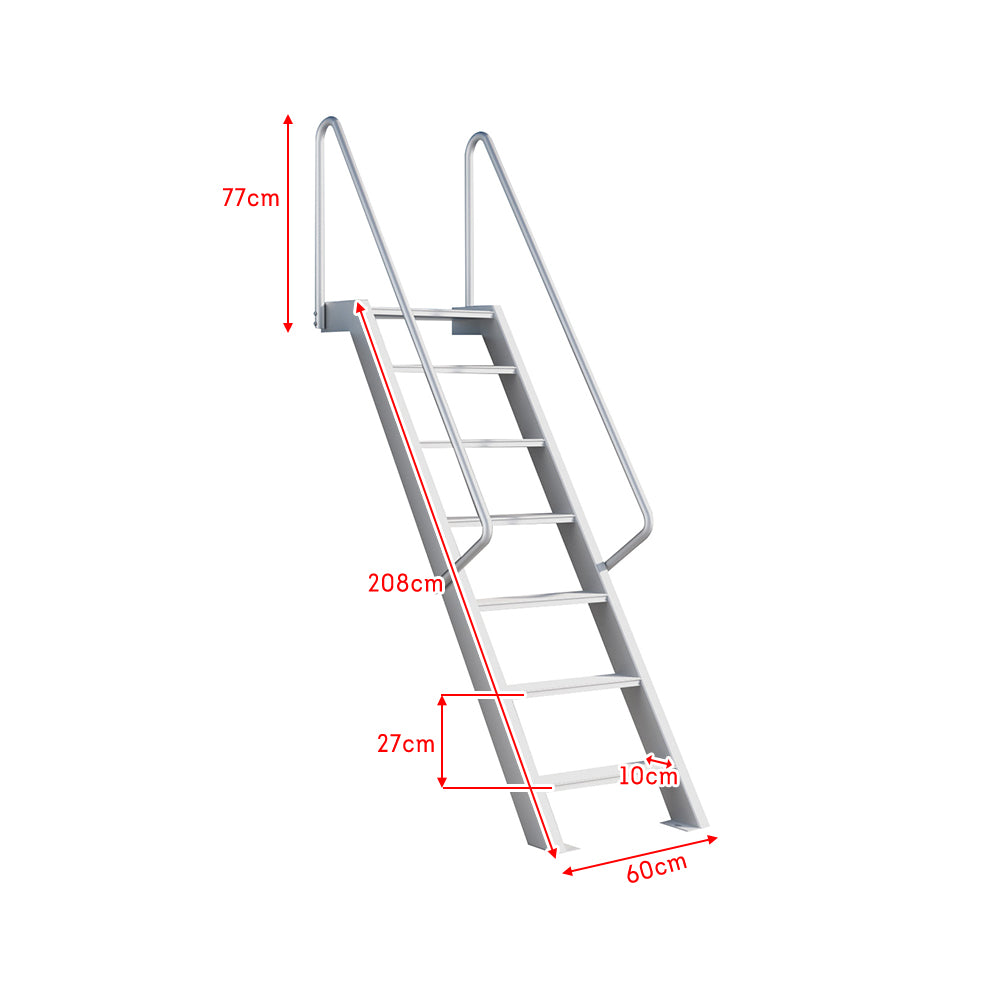 Eeeza 7-step/9-step/12-step Aluminum Alloy Ladder