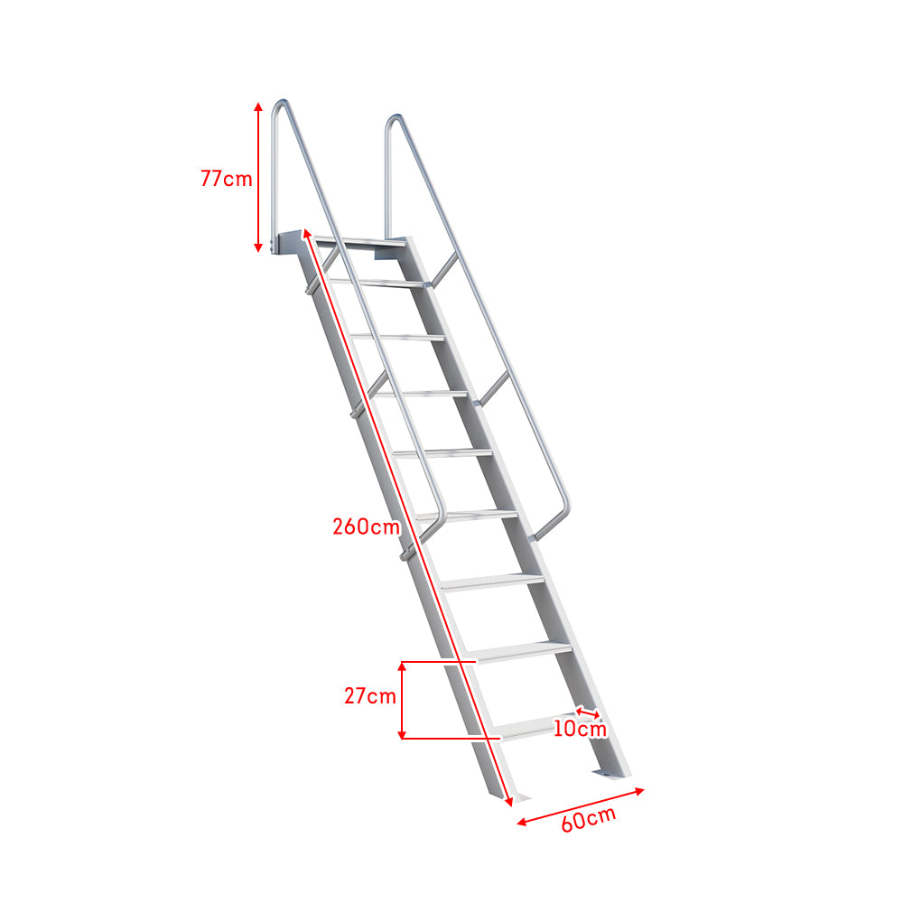 Eeeza 7-step/9-step/12-step Aluminum Alloy Ladder