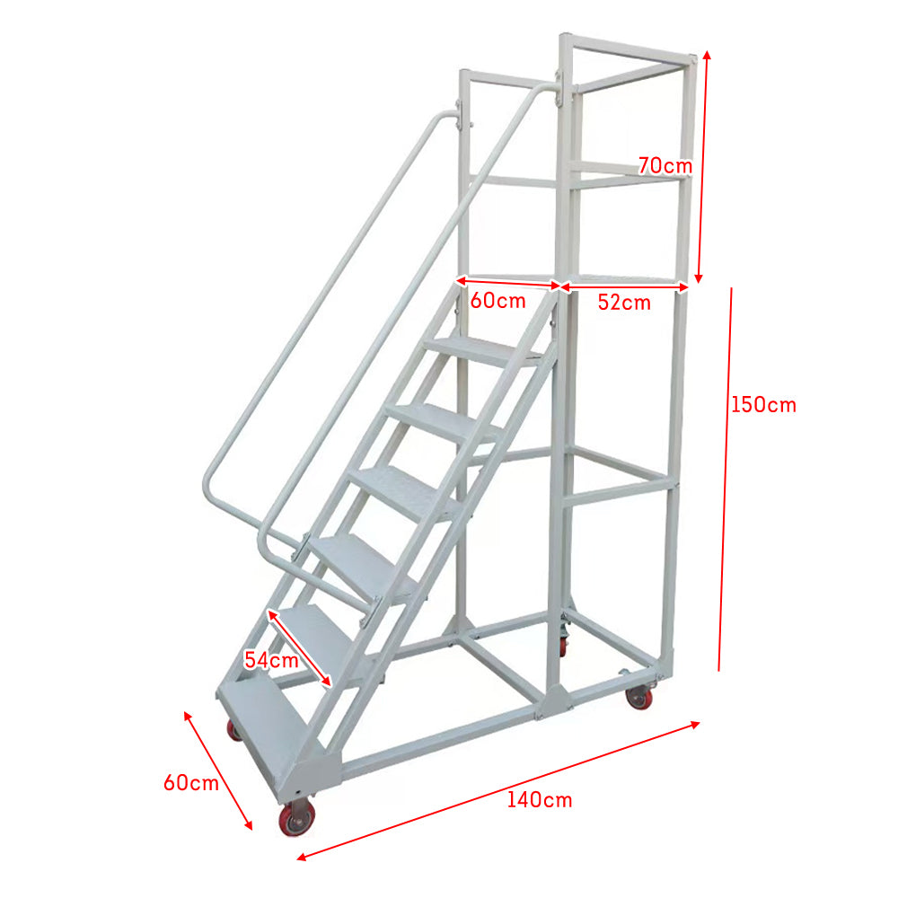 Eeeza Industrial Rolling Work Platform – 1.5m / 2m / 2.5m Options, CRS Frame, 300kg Capacity
