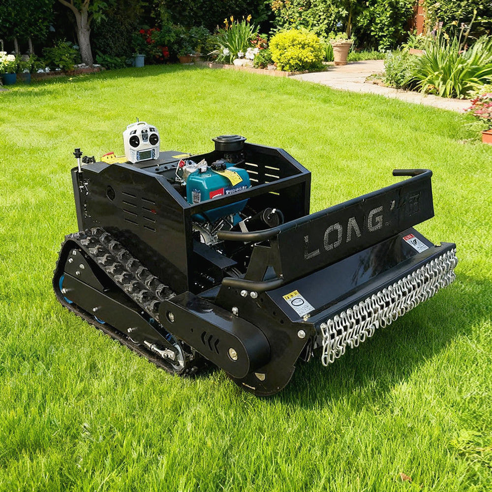 Tracked Diesel-powered Remote-controlled Lawn Mower
