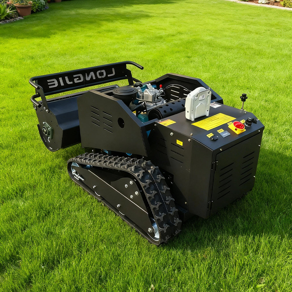 Tracked Diesel-powered Remote-controlled Lawn Mower