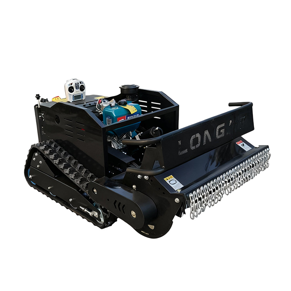 Tracked Diesel-powered Remote-controlled Lawn Mower