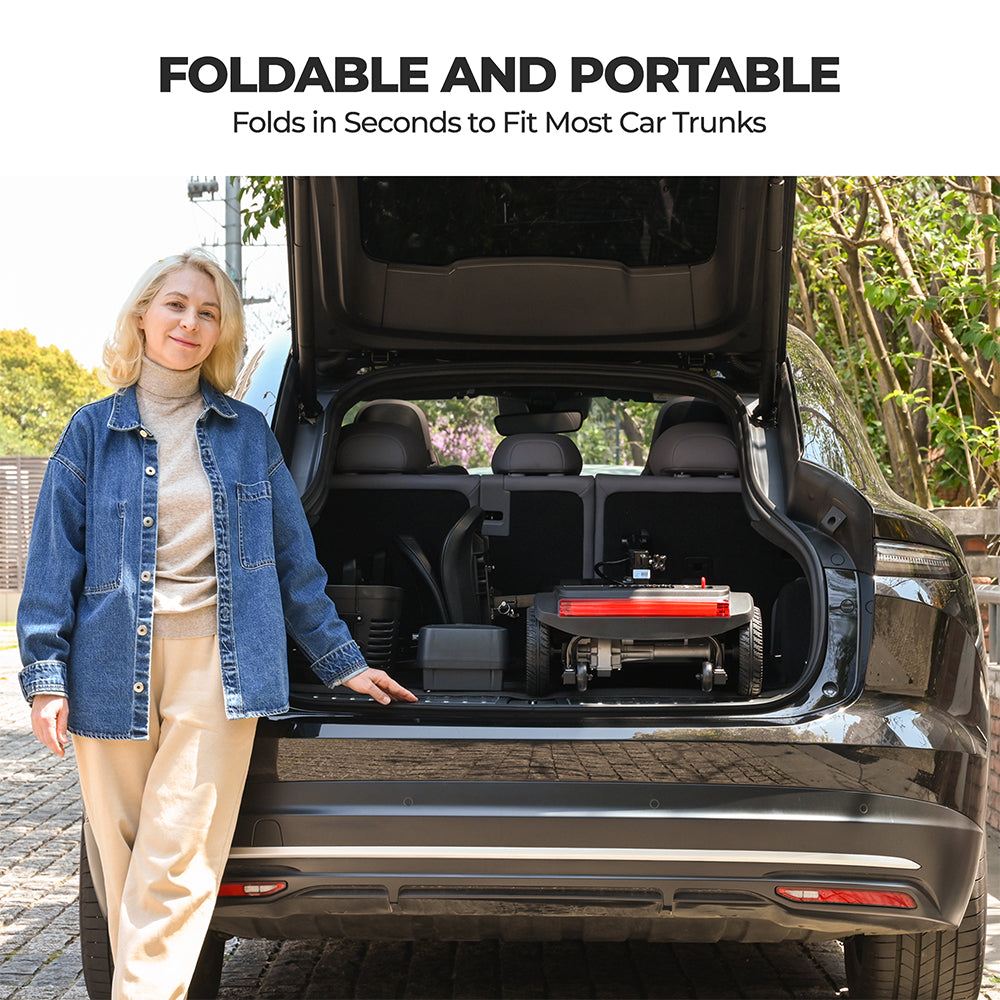 METRO MOBILITY Foldable 250W 24V Electric Mobility Scooter With Brushed Motor