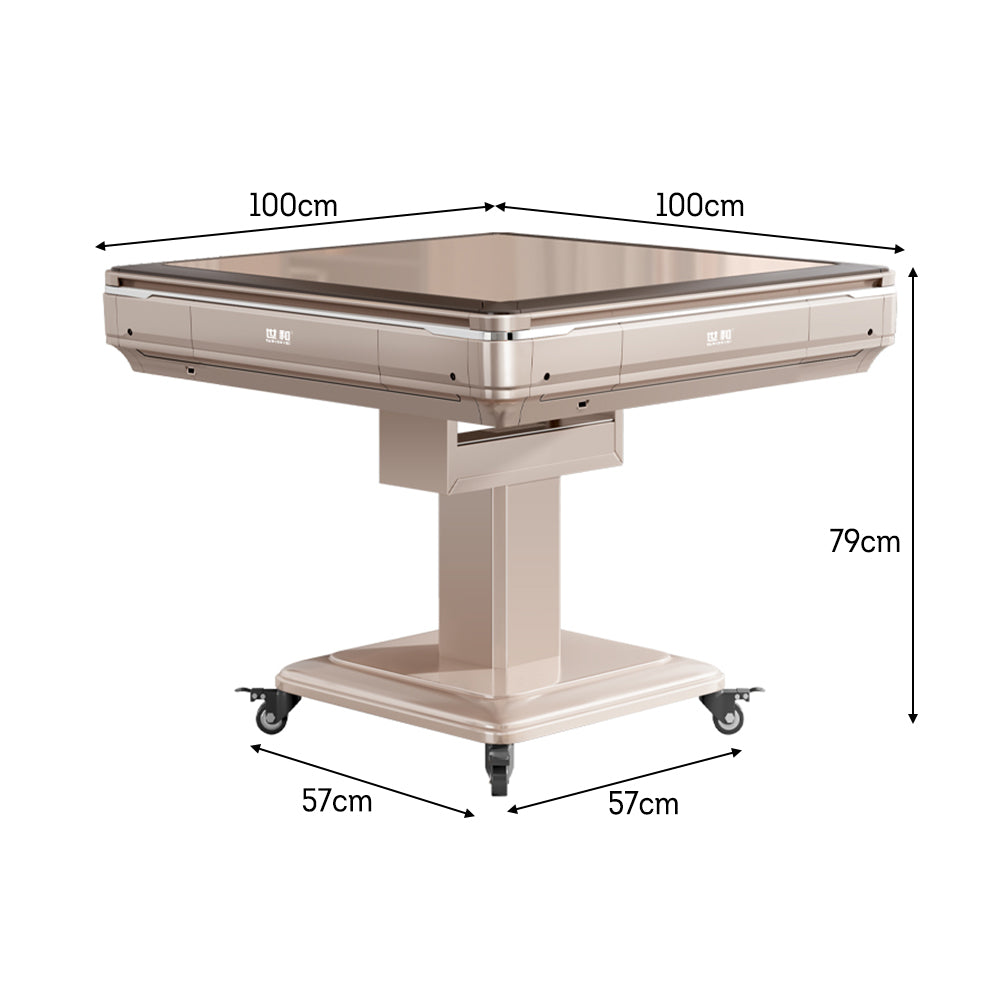 Eeeza Foldable Automatic Mahjong Table – Soundproof Lid, Dual Dice Mode, Extra Storage