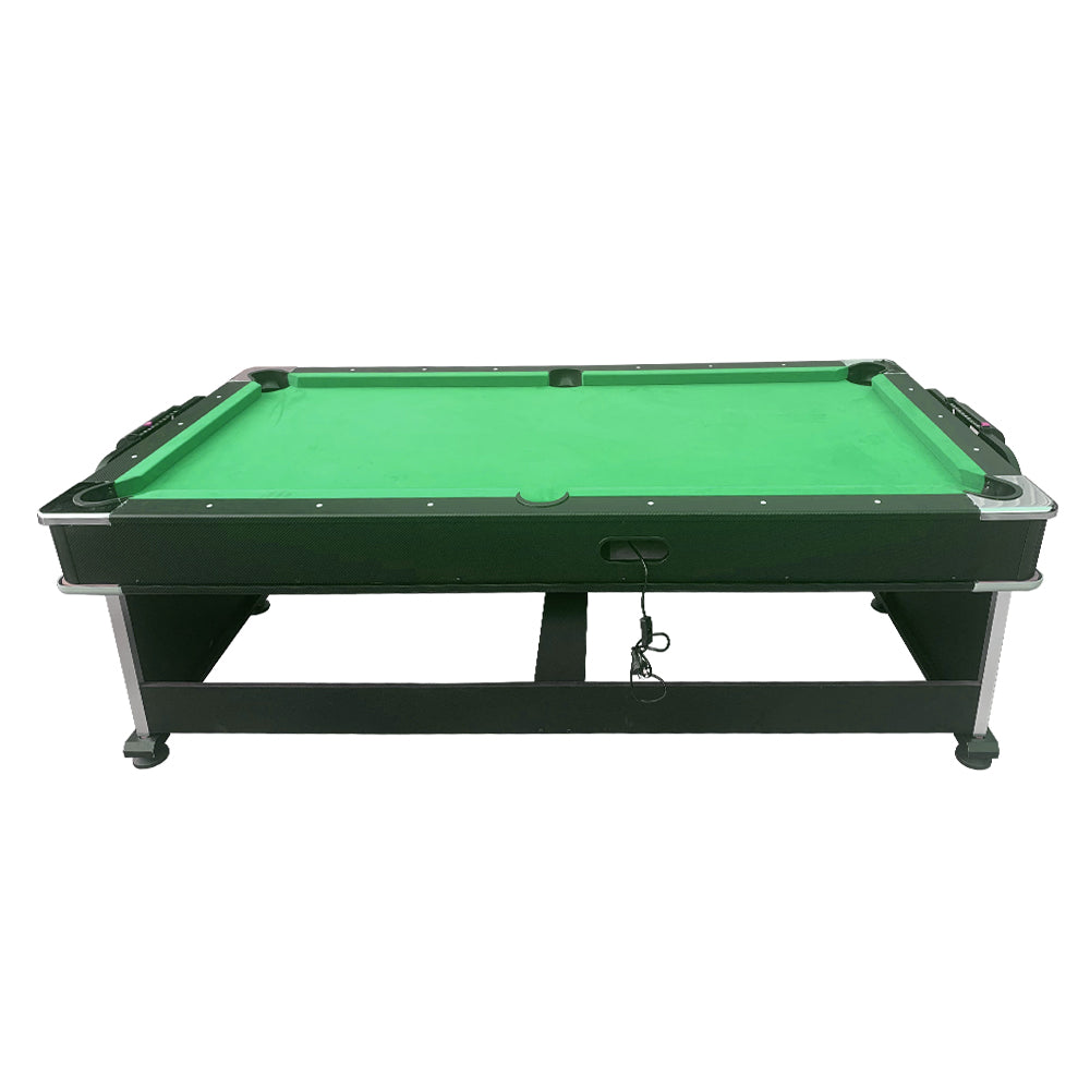 Eeeza 7FT 4 in 1 Flip Game Table with Pool Tennis Hockey Dining
